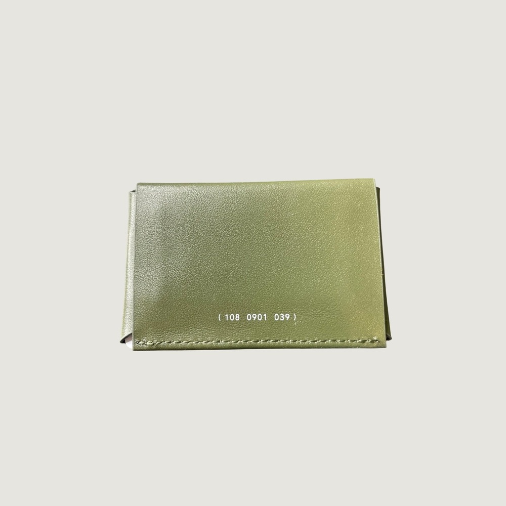 Grams(28) Card Holder 108 Card Sleeve Olive Green OS